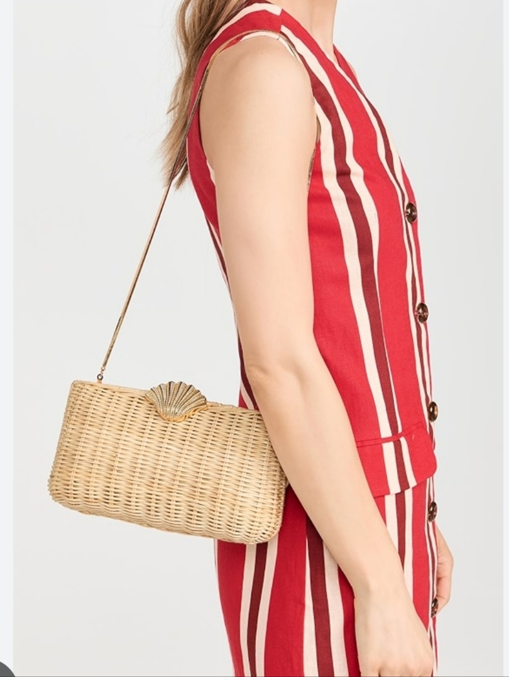 Poolside  Bag The Classica  Clutch  Natural